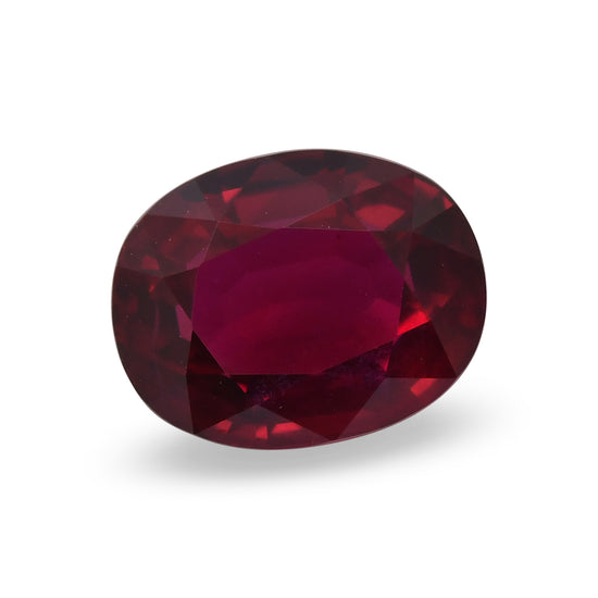 6.01 Carat Red MOZAMBIQUE Oval Ruby GRS