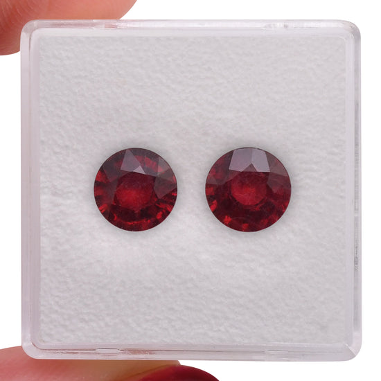 3.21 Carat Red MOZAMBICAN Round Ruby CD