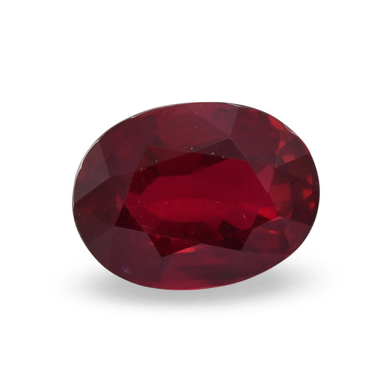 2.01 Carat Red MOZAMBIQUE Oval Ruby CD