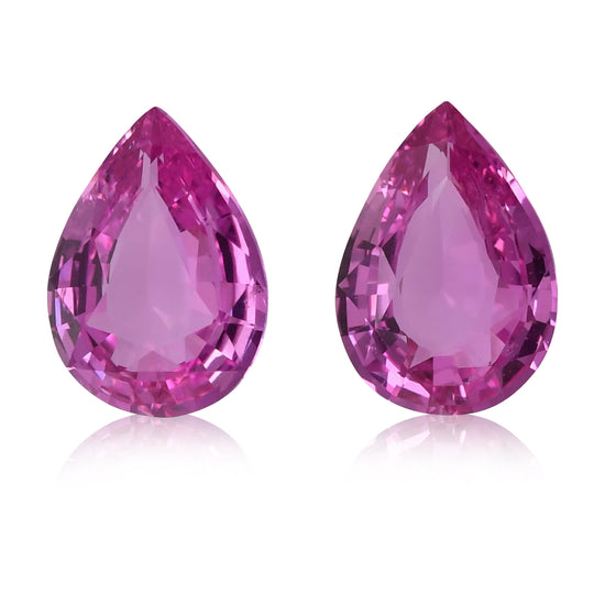 2.11 Carat Pink  Pear Sapphire