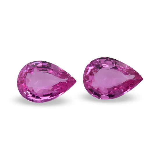2.11 Carat Pink  Pear Sapphire