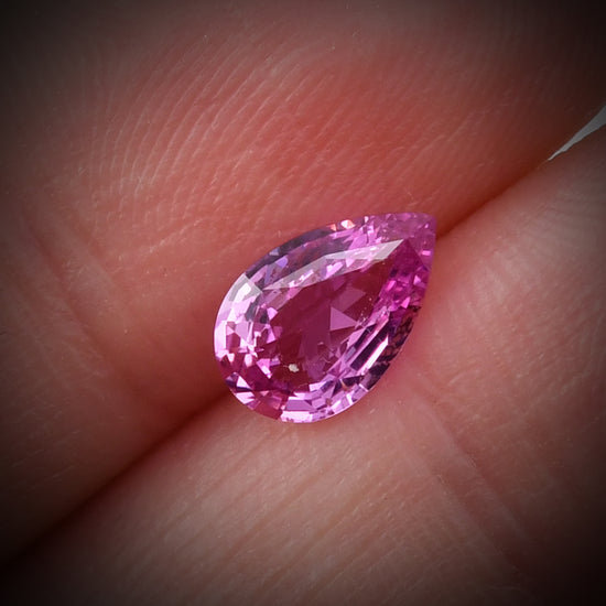 1.16 Carat Pink  Pear Sapphire