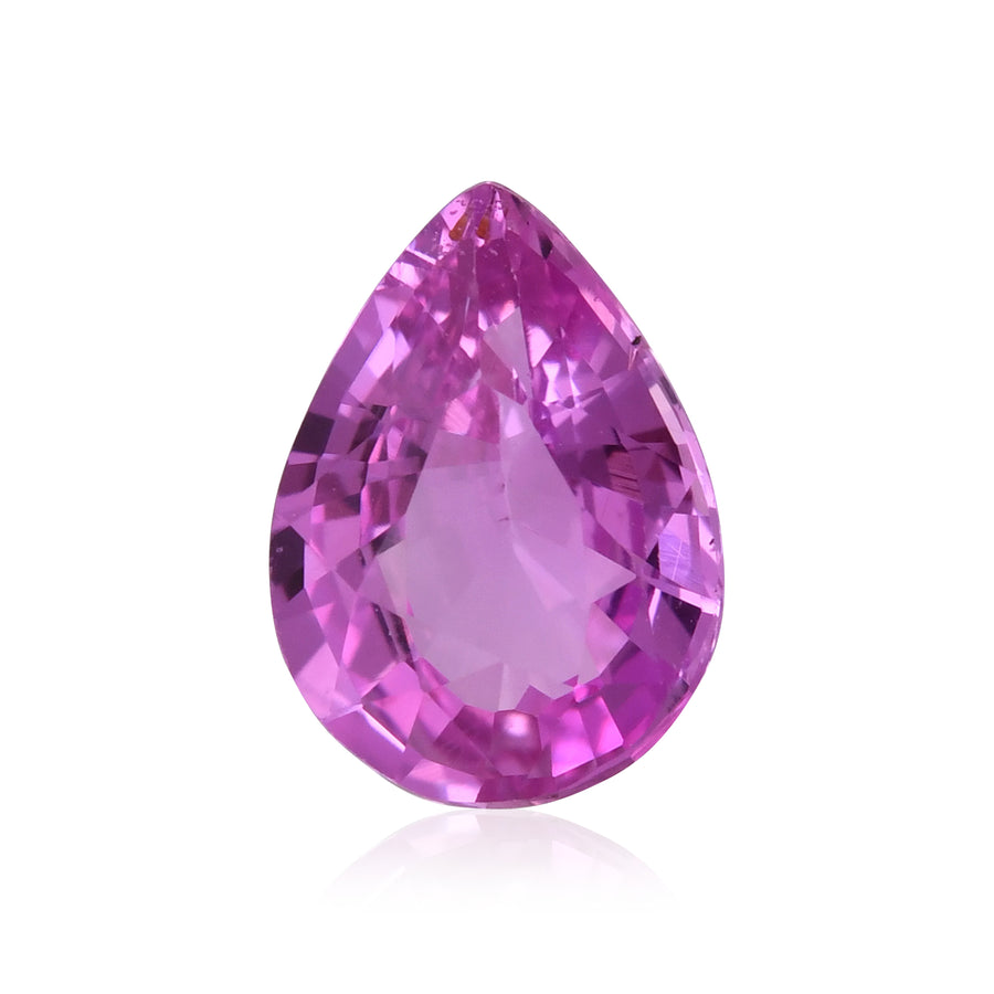 1.55 Carat Pink  Pear Sapphire