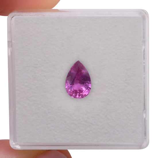1.15 Carat Pink  Pear Sapphire