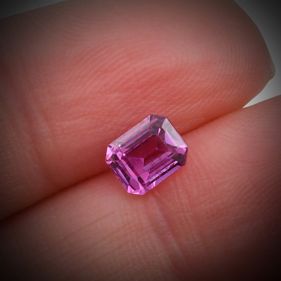 1.31 Carat Pink  Emerald Sapphire