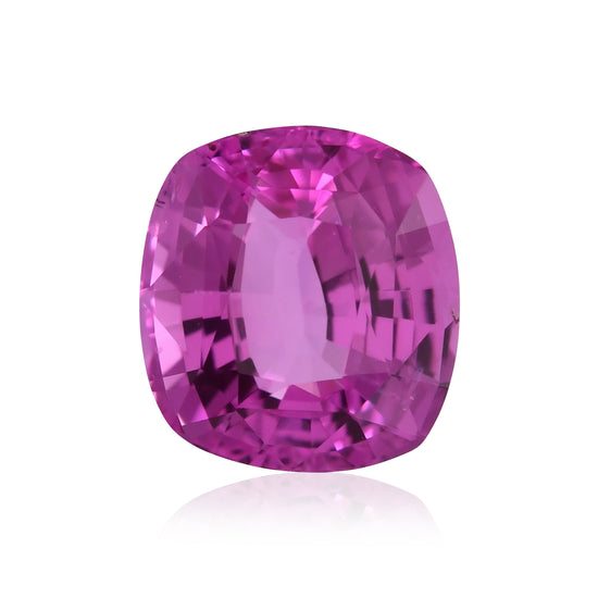 1.54 Carat Pink  Cushion Sapphire