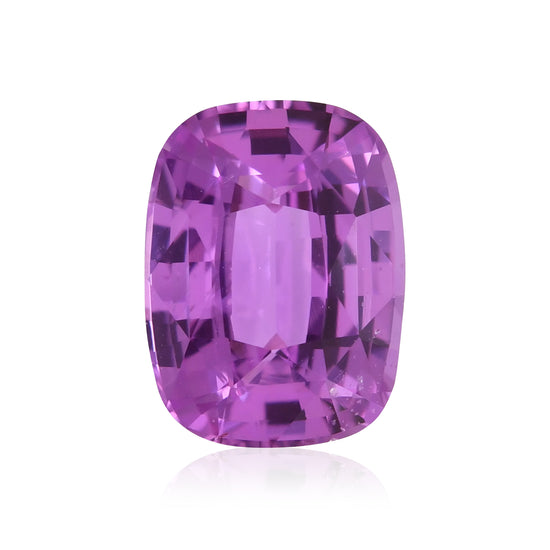 1.37 Carat Pink  Cushion Sapphire