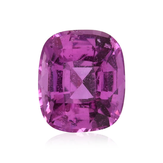 1,29 Karat rosafarbener Kissen-Saphir