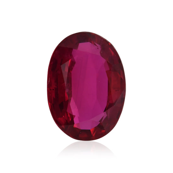 4.00 Karat Roter MADAGASKAR Oval-Rubin CD