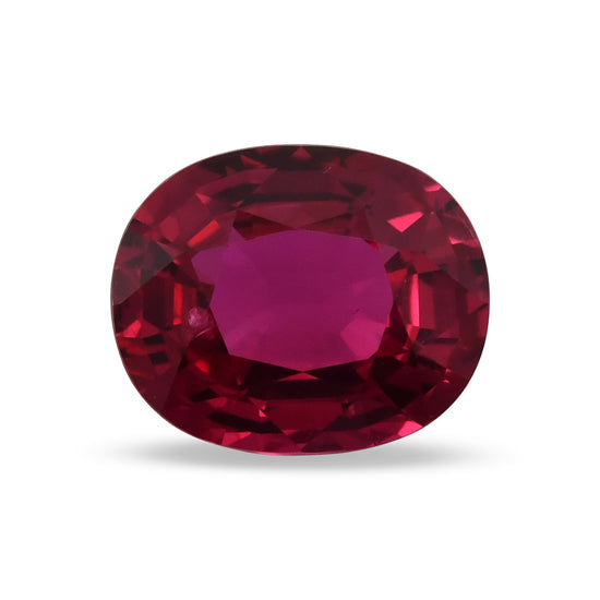2.18 Carat Red MOZAMBIQUE Oval Ruby CD