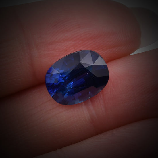 5.50 Carat Blue MADAGASCAR Cushion Sapphire CD