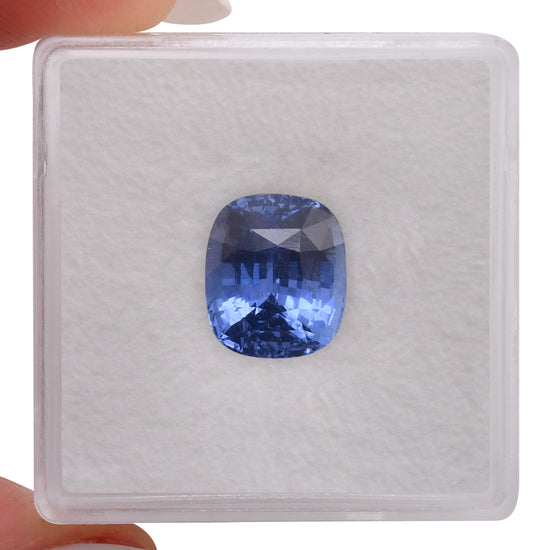 4.53 Carat Blue SRI LANKAN Cushion Sapphire CD