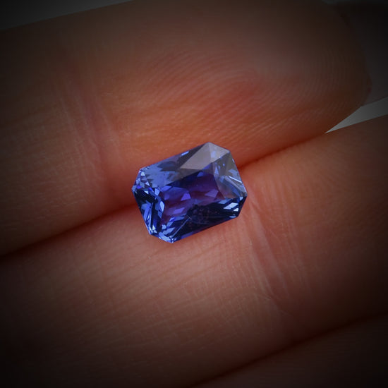 2.00 Carat Blue SRI LANKA Radiant Sapphire CD