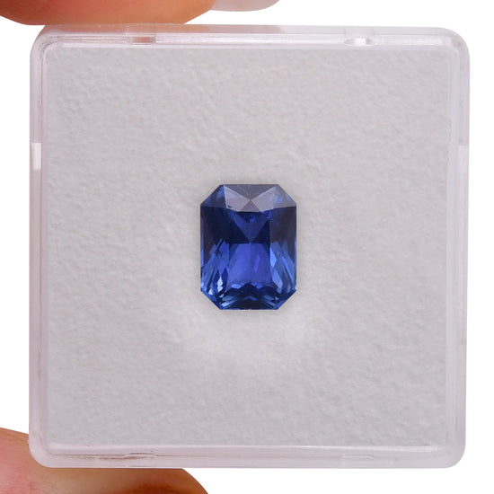 2.00 Carat Blue SRI LANKA Radiant Sapphire CD