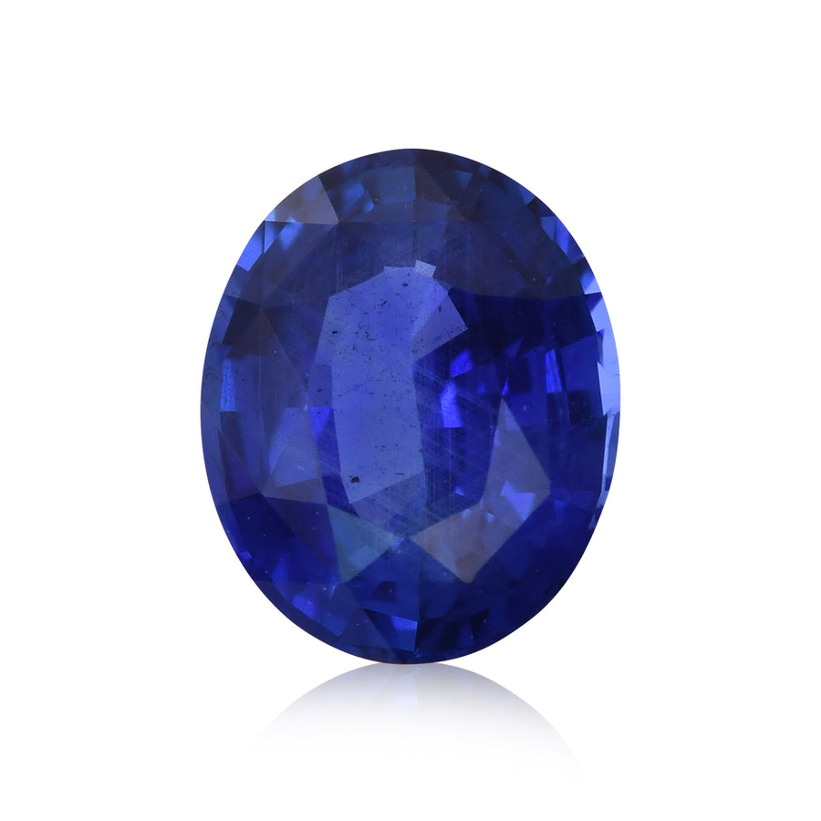 Zaffiro ovale BLU DELLO SRI LANKA da 2,26 carati CD