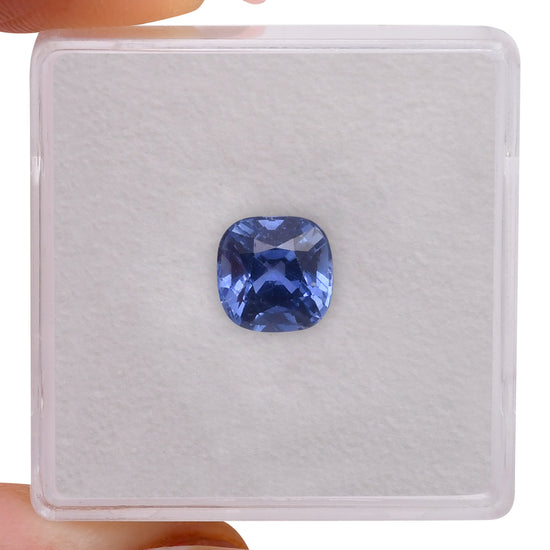 2.13 Carat Blue  Cushion Sapphire GIA
