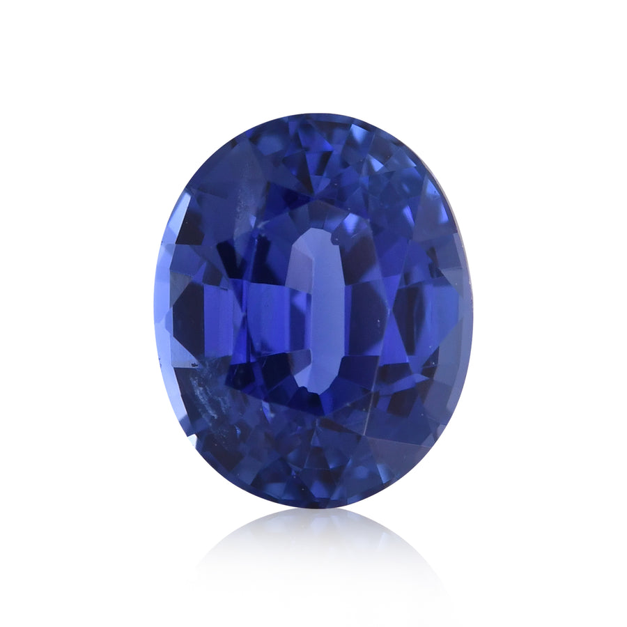 1.88 Carat Blue  Oval Sapphire GIA