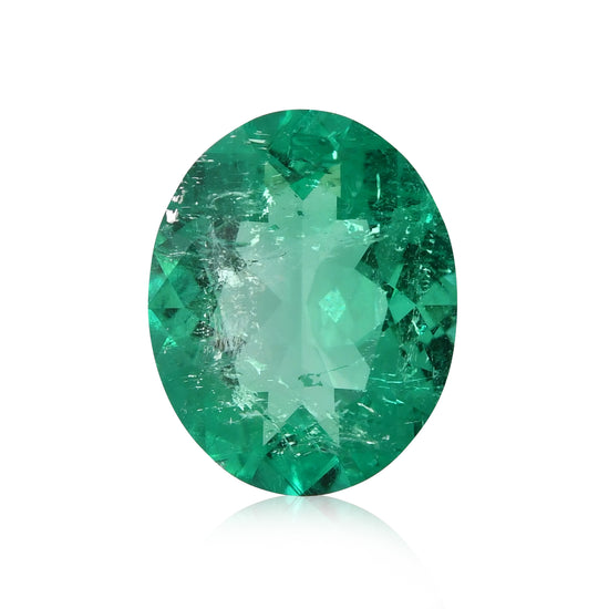 2.83 Carat Green COLOMBIAN Oval Muzo Emerald CD