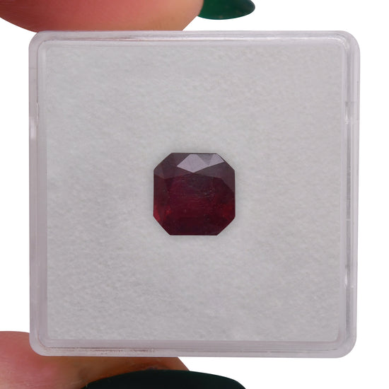 1.91 Carat Red BURMESE Emerald Ruby GRS