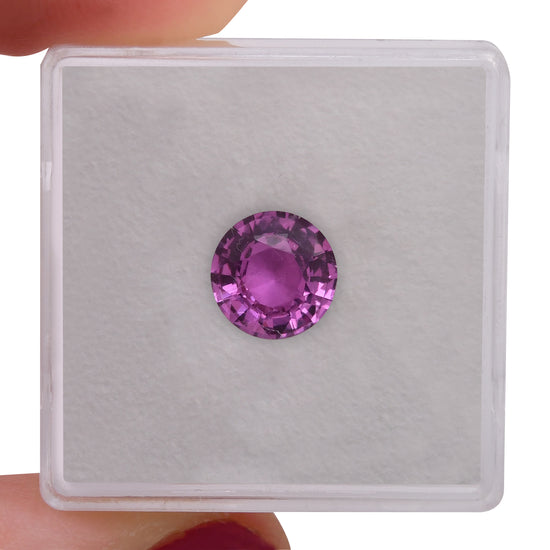 1.84 Carat Pink MADAGASCAR Round Sapphire GIA