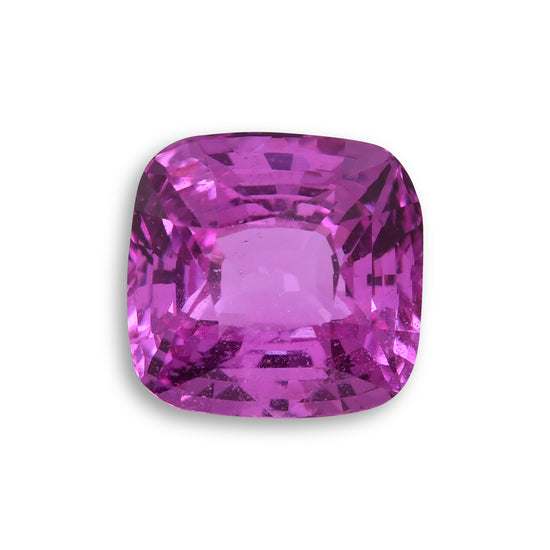 2.51 Carat Pink MADAGASCAR Cushion Sapphire
