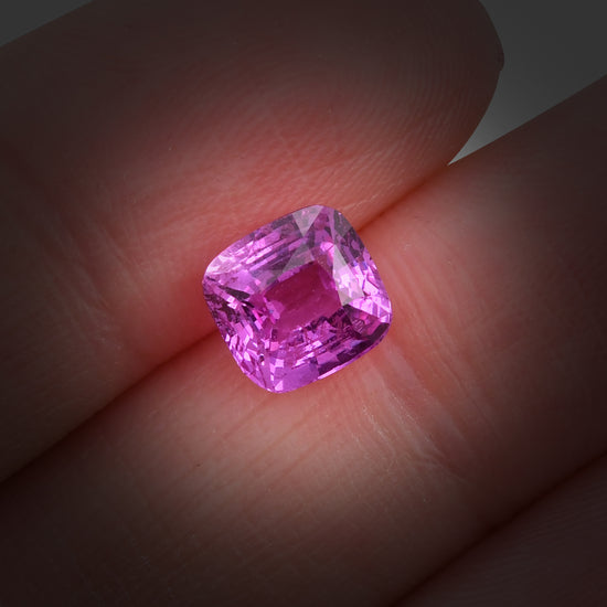 2.51 Carat Pink MADAGASCAR Cushion Sapphire