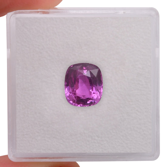2.52 Carat Pink MADAGASCAR Cushion Sapphire