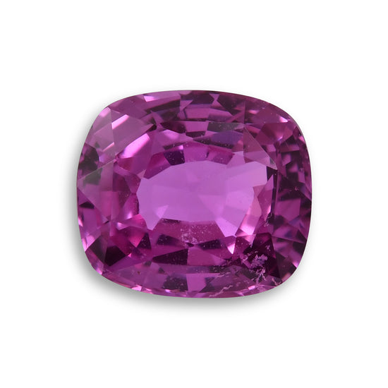 2.52 Carat Pink MADAGASCAR Cushion Sapphire