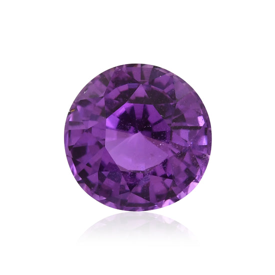 2,23 Karat violetter MADAGASKAR runder Saphir