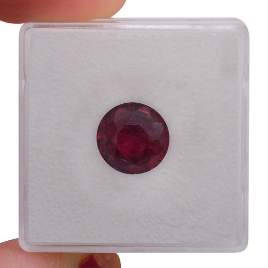 3.18 Carat Red THAI Round Ruby CD