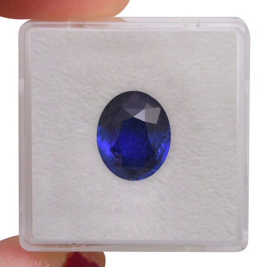 5.07 Carat Blue SRI LANKAN Oval Sapphire CD