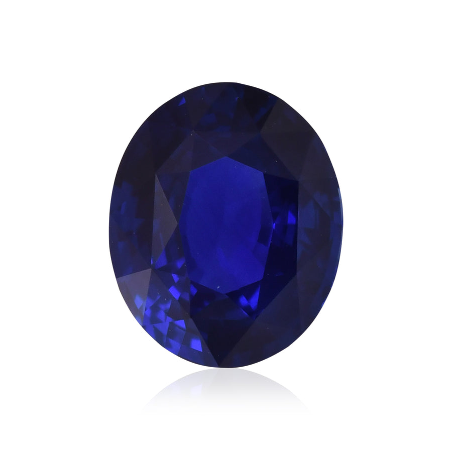 Zaffiro Ovale CD Blu dello SRI LANKA da 5,07 Carati
