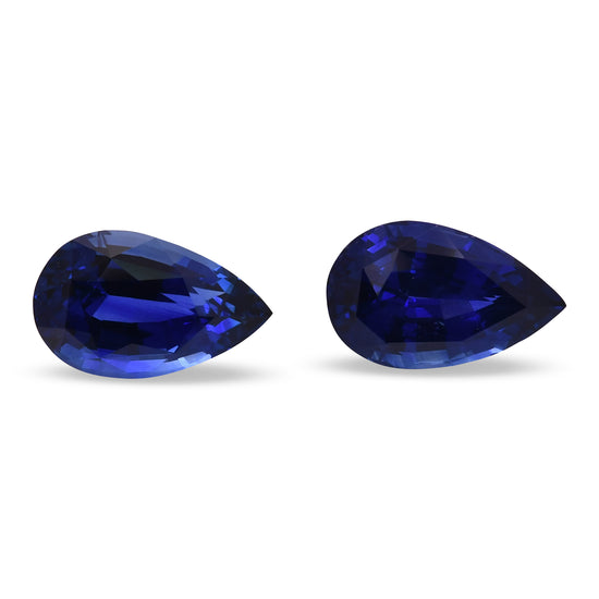 8.49 Carat Blue SRI LANKAN Pear Sapphire CD