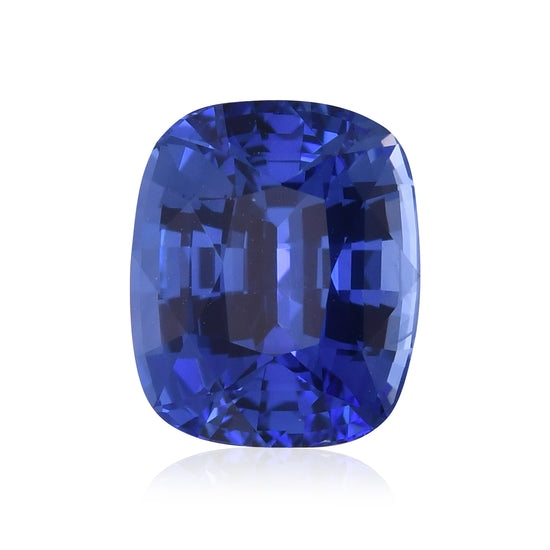 4.08 Carat Blue SRI LANKAN Cushion Sapphire CD