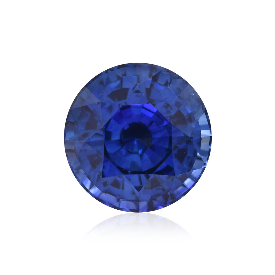 4.14 Carat Blue SRI LANKAN Round Sapphire CD