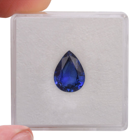 2.59 Carat Blue SRI LANKAN Pear Sapphire