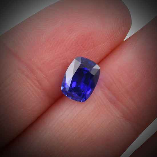 2.01 Carat Blue SRI LANKAN Cushion Sapphire