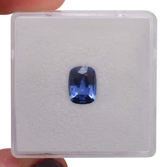 1.15 Carat Blue SRI LANKAN Cushion Sapphire