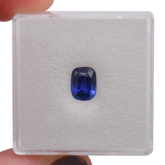 1.20 Carat Blue SRI LANKAN Cushion Sapphire
