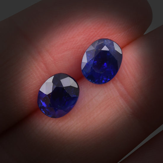 4.52 Carat Blue SRI LANKAN Oval Sapphire CD