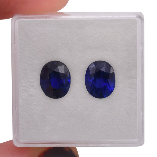 4.52 Carat Blue SRI LANKAN Oval Sapphire CD