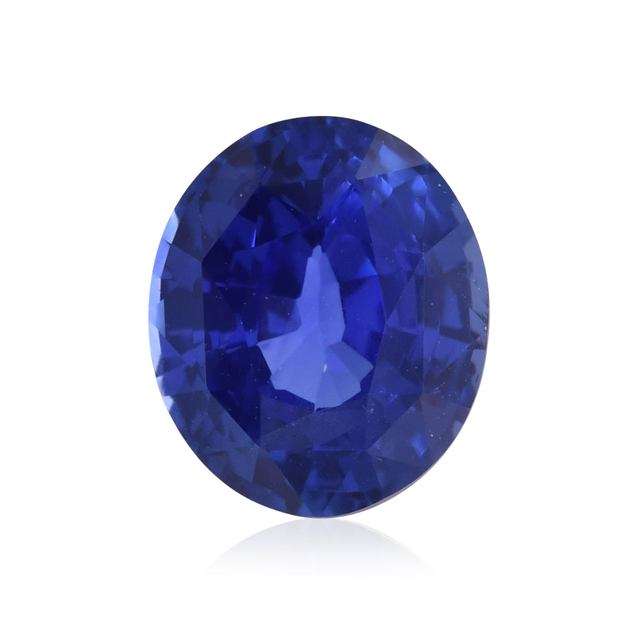 Zaffiro Blu Ovale dello SRI LANKA da 3,09 Carati CD