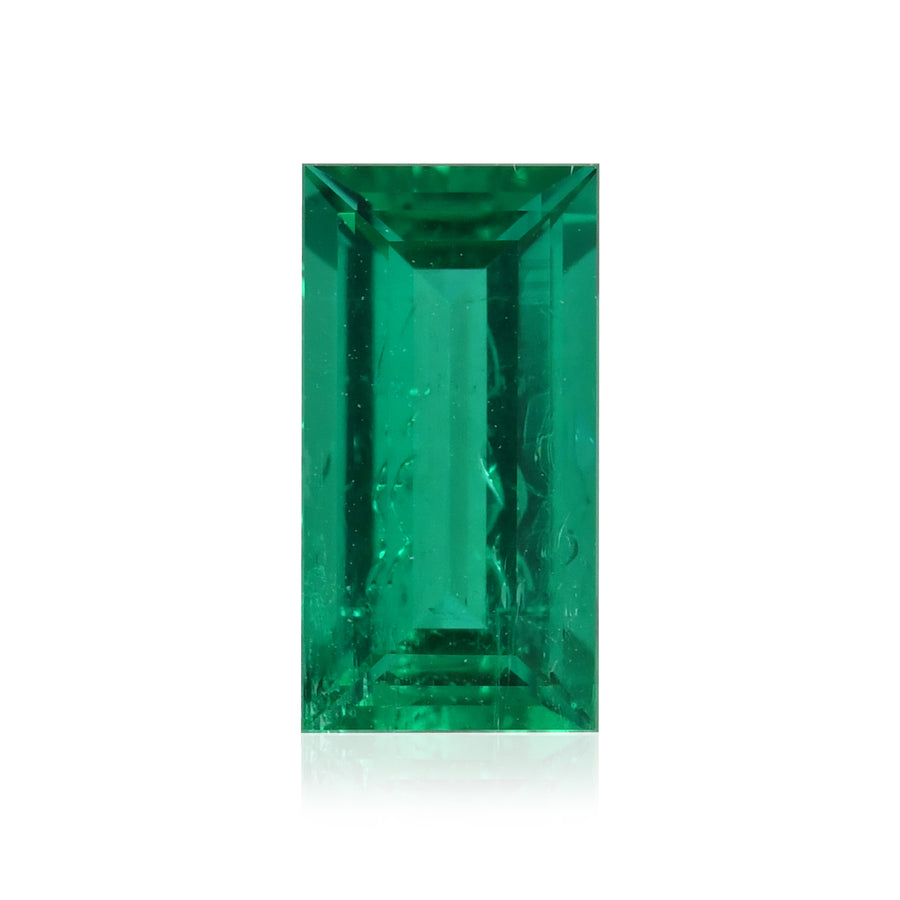 1.00 Carat Green COLOMBIAN Baguette Emerald CD & MUZO