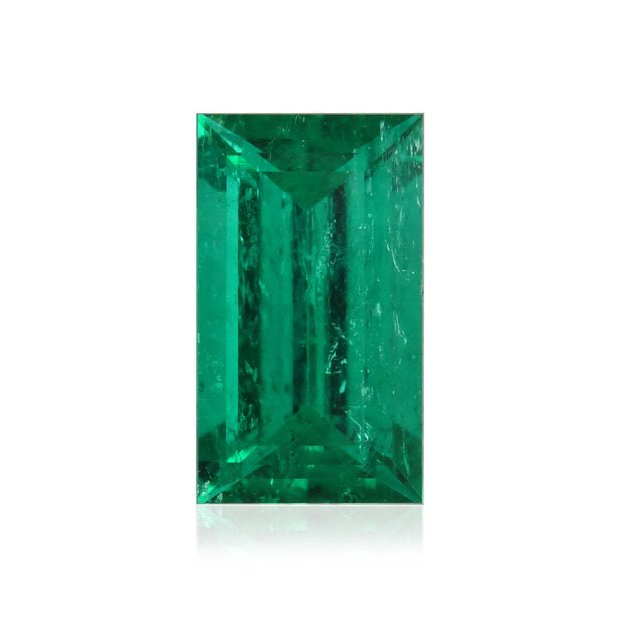 1.16 Carat Green COLOMBIAN Baguette Emerald CD & MUZO