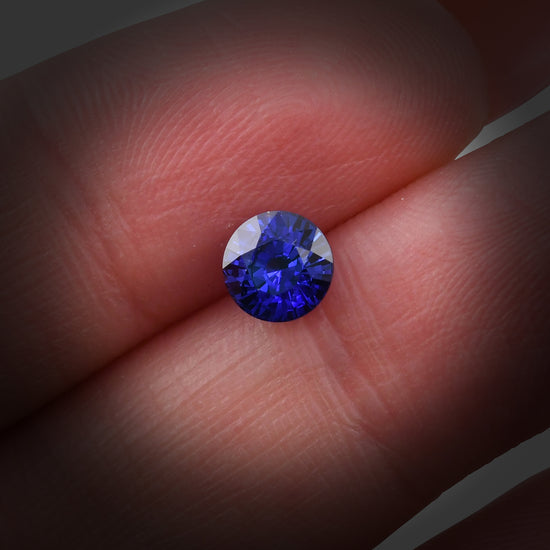 1.12 Carat Blue SRI LANKAN Round Sapphire