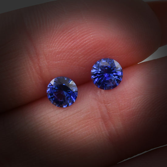 1.66 Carat Blue SRI LANKAN Round Sapphire