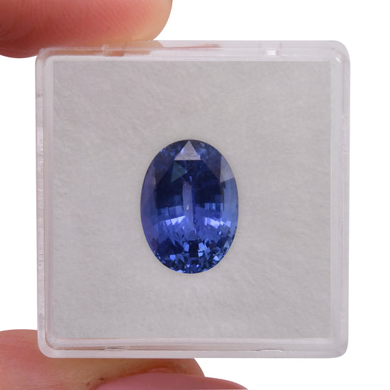 5.68 Carat Blue SRI LANKAN Oval Sapphire CD