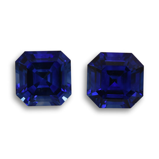 1.87 Carat Blue SRI LANKAN Sq. Emerald Sapphire