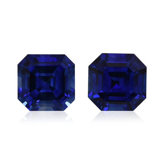 1.87 Carat Blue SRI LANKAN Sq. Emerald Sapphire