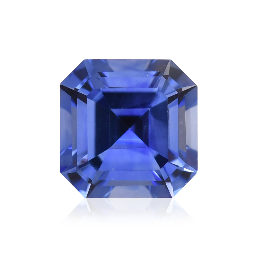 1.21 Carat Blue SRI LANKAN Sq. Emerald Sapphire